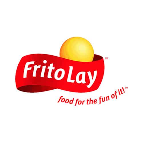 logo FritoLay en couleur sur fond blanc dans la mise en page de la bannière