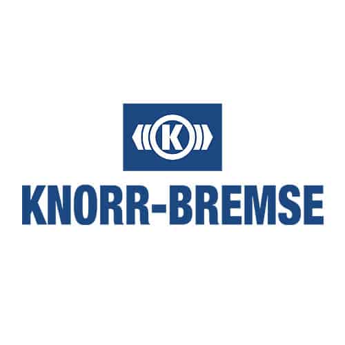 logo Knorr-Bremse bleu sur fond blanc en grand format carré