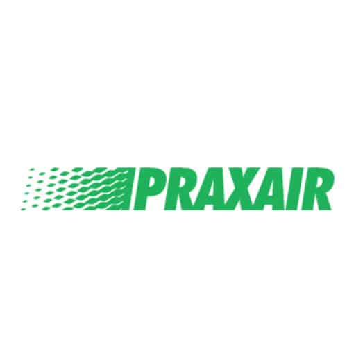 logo Praxair vert sur fond blanc et grand format carré
